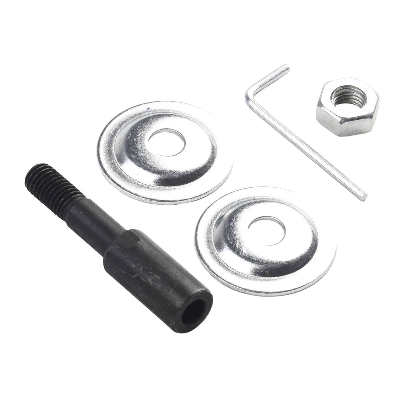 

1 Set Steel Spindle Adapter Left/ Right For Grinding Polishing Shaft Motor Bench Grinder 8x12x62mm Power Tool Accessories