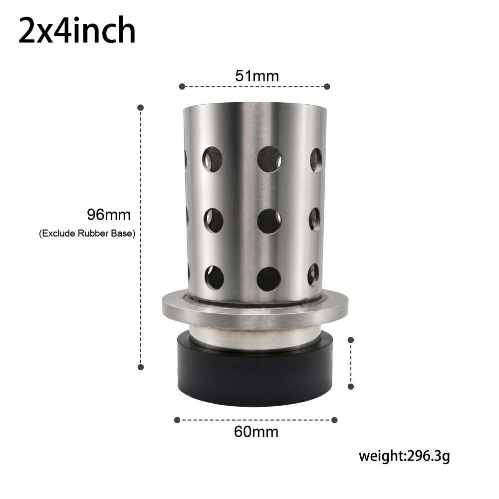 Mini Perforated Stainless Steel Casting Flask with Rubber Base for Jewelry Vacuum Lost Wax Casting Mold Tool
