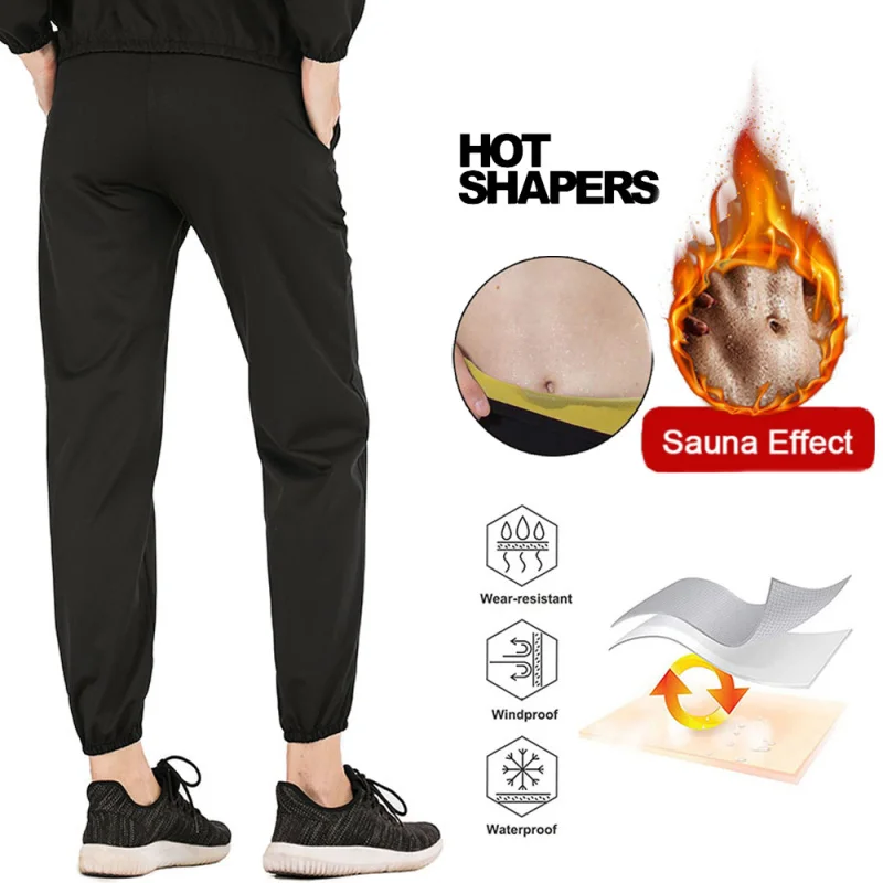 

Elastic Loose Sweat Sauna Pants for Men Hot Thermo Body Shaper Weight Loss Legging Exercise Workout Training Pants Men Shapers