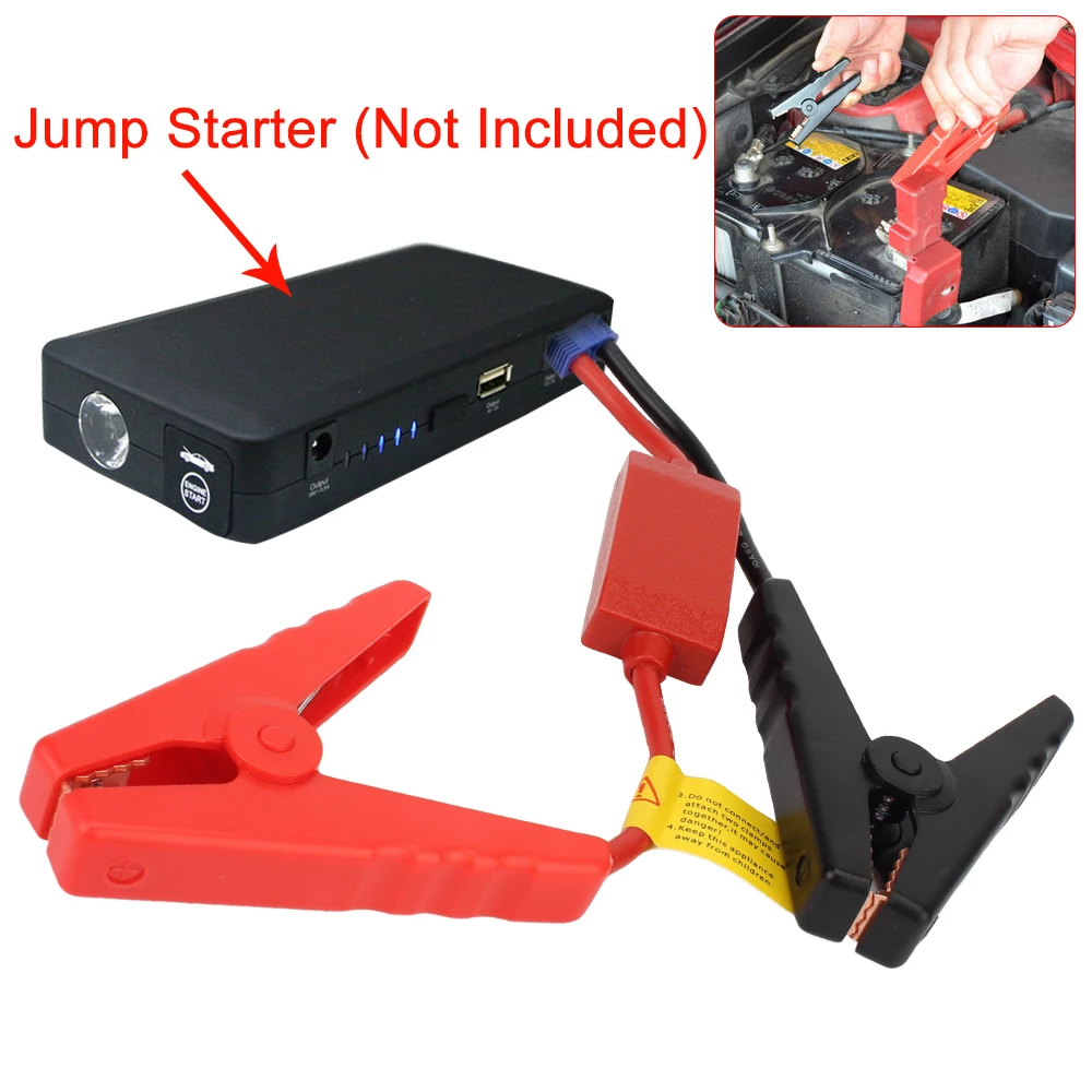 Starting Device 12V EC5 Plug Connector Jump Starter Alligator Clip Emergency Battery Jump Cable Clamps For Car Trucks