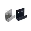 Tile Display Buckle U-shape Corner Brackets Joint Fastener Screens Wall Support Black Stainless Steel Hanging Code Ceramic 2