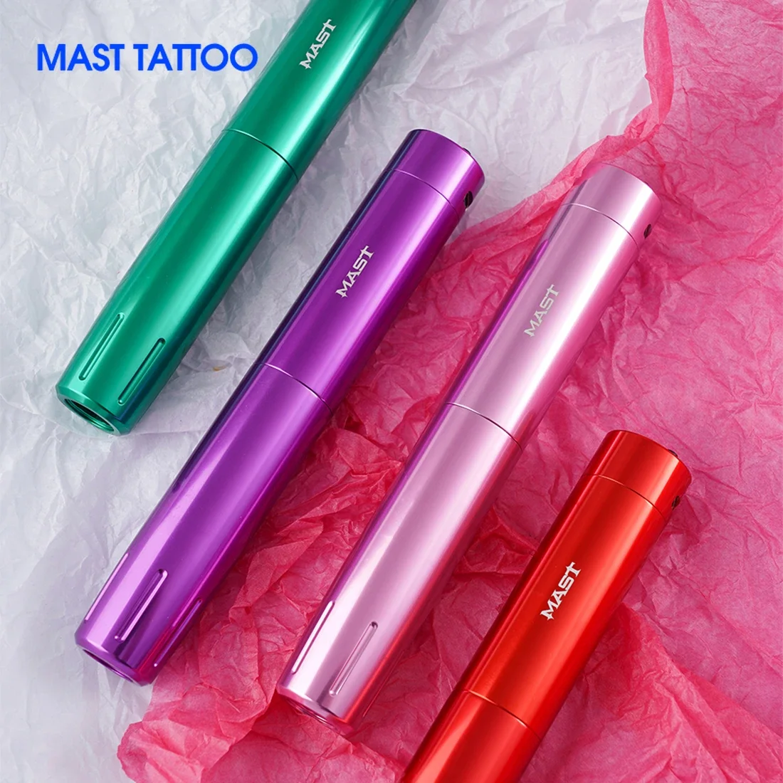 Mast Tattoo Tour Y22 RCA Wireless Battery Tattoo Pen Permanent Makeup Machines 3.0mm Stroke Machine Tattoo Supplies Tattoo Pen