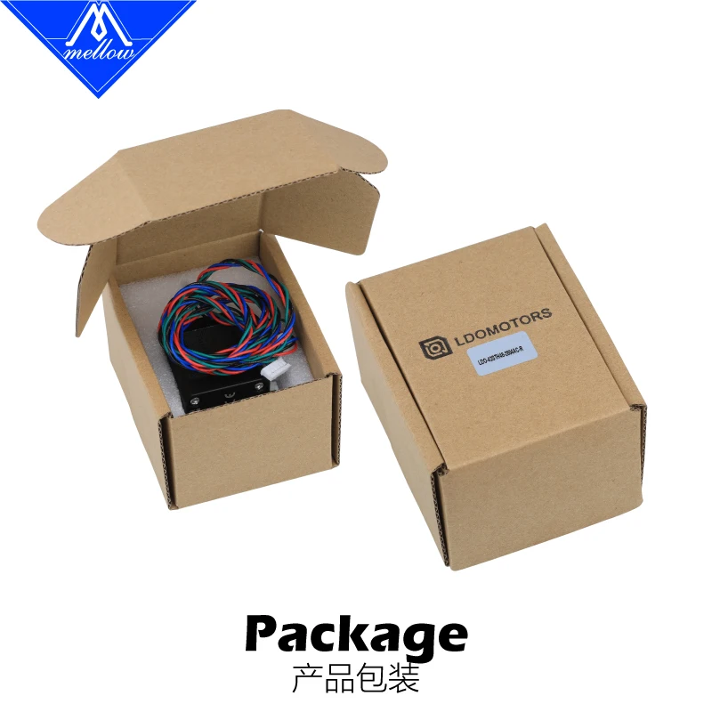 Ldo-super Motor Suave 2804ac-r 48 mm Nema 17 Motor de Passo para Peças de Impressora 3d Voron Vzbot Ender Prusa i3 42sth48 - Imagem 4