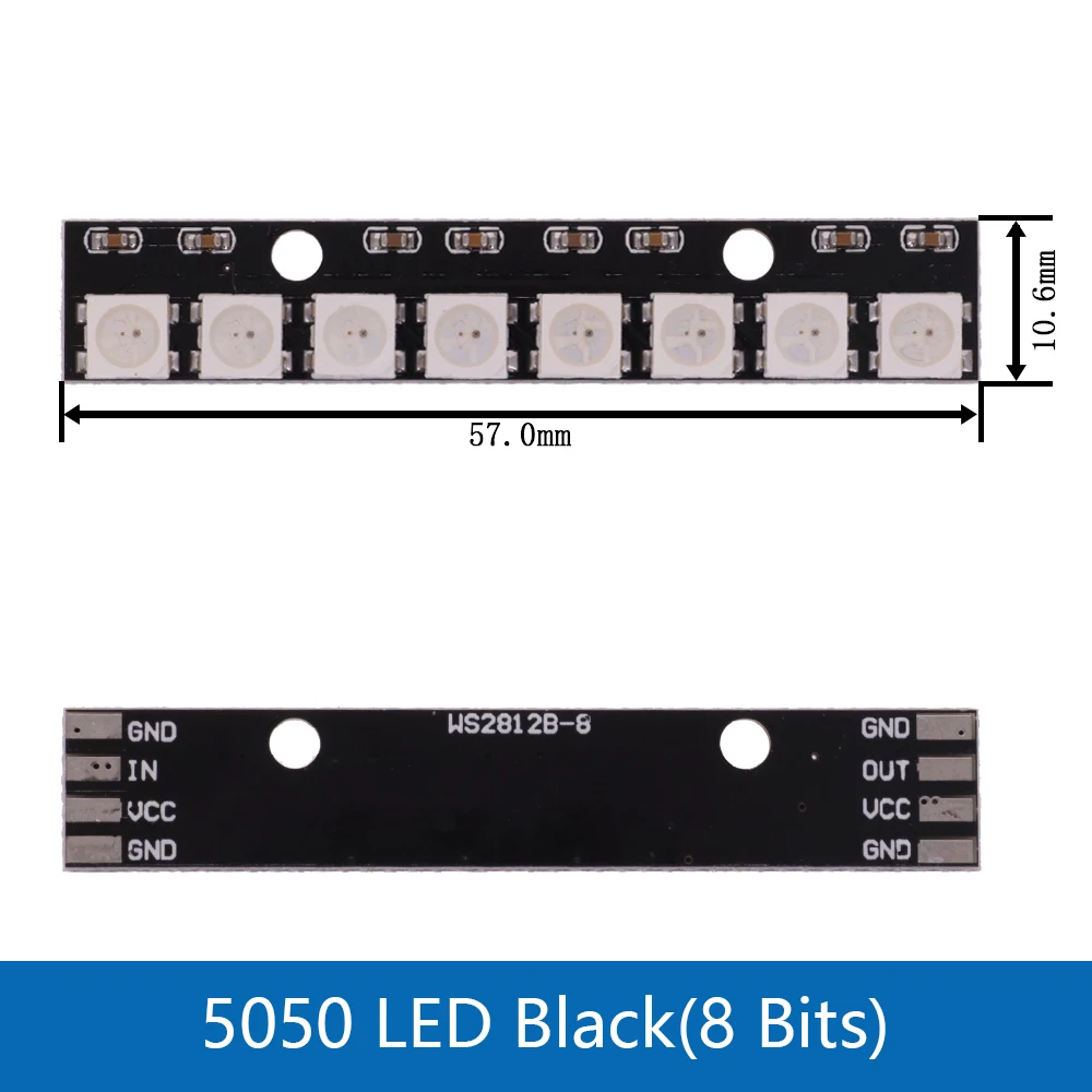 ตัวเลือกสินค้า แหวนไฟ RGB WS2812 บูรณาการสำหรับ Arduino DIY