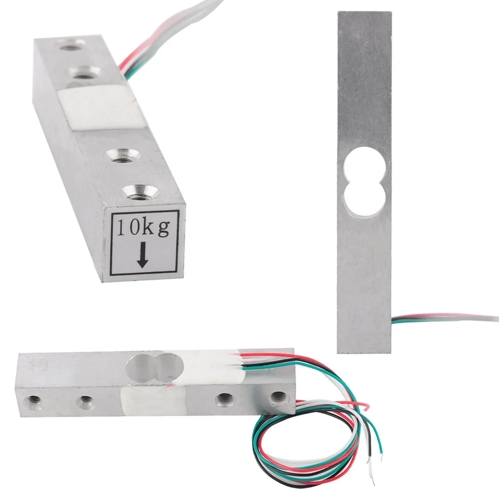 Cella di carico 1KG 5KG 10KG 20KG HX711 modulo AD sensore di peso bilancia elettronica sensore di pressione di pesatura in lega di alluminio