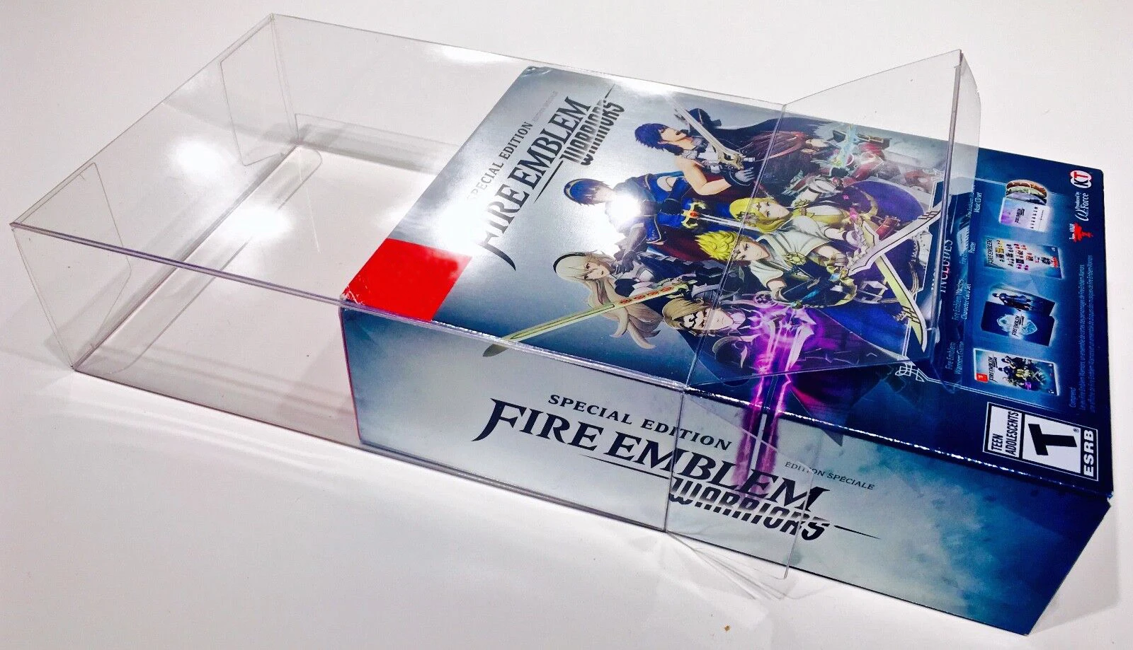1 Scatola Protettiva Per Fire Emblem Warriors Nintendo Switch Clear Display Case