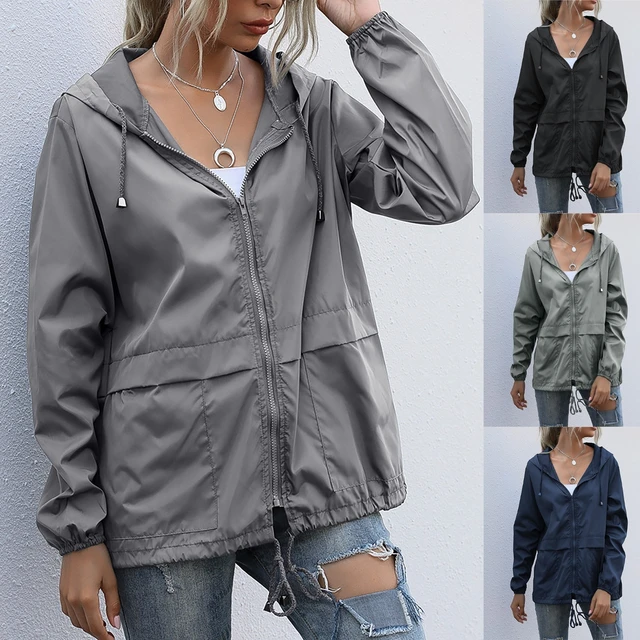 SFABL- chaqueta mujer abrigo mujer 2023 Chaqueta cortavientos de tendencia  juvenil para hombre y mujer, chaqueta impermeable mujer y transpirable con  capucha, Chaquetas deportivas para exteriores primavera verano 2023 -  AliExpress