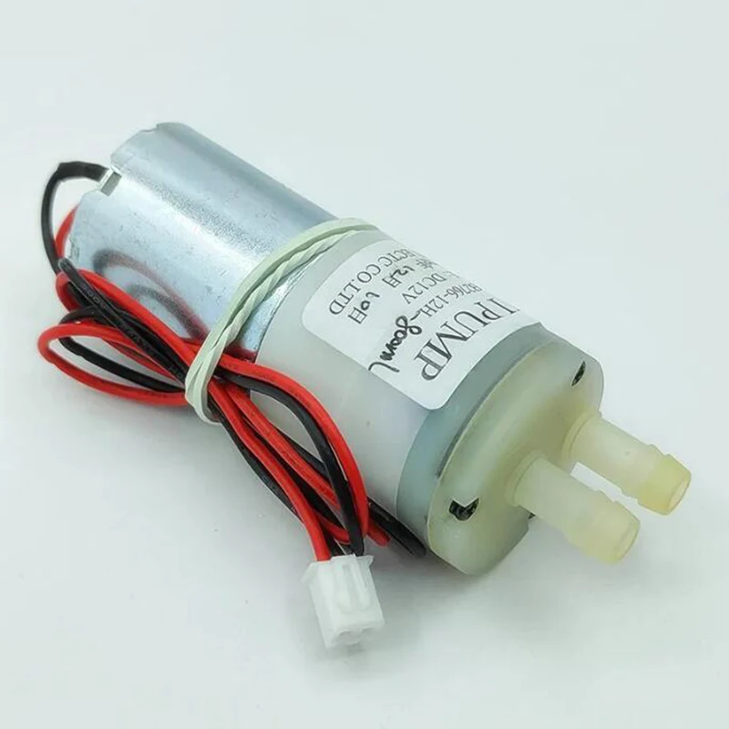 DC12V Micro 370 Motor Water Pump Self Priming Diaphragm Pump Silent 0.8L/min Large Flow