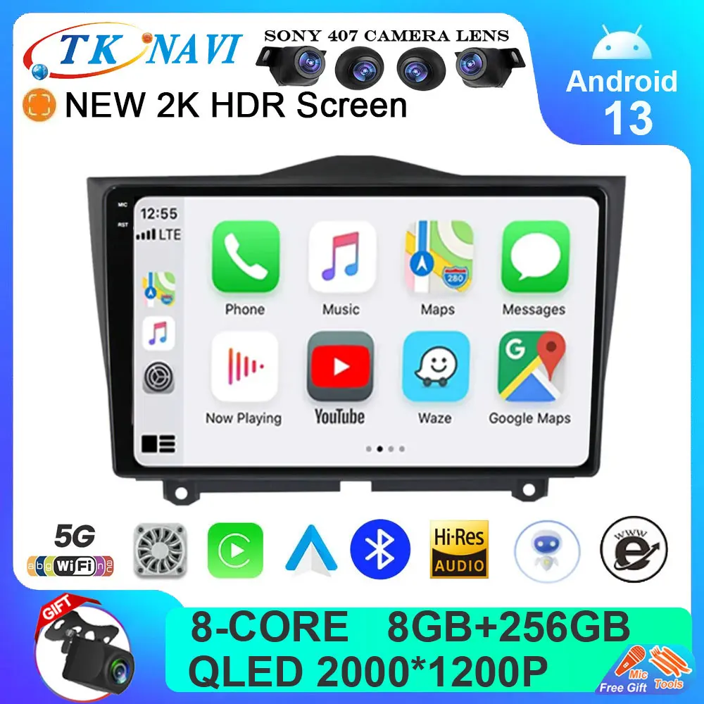 

Android 13 For LADA Granta Cross 2018 - 2023 Car Radio Multimedia Video Player Navigation GPS Carplay WIFI DSP No 2Din 2 din DVD