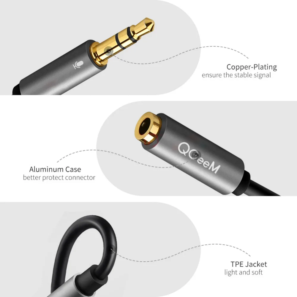 ǻ  QGeeM й  3.5mm  2  3.5mm ũ  Y й ̺ -PC  AUX ̺