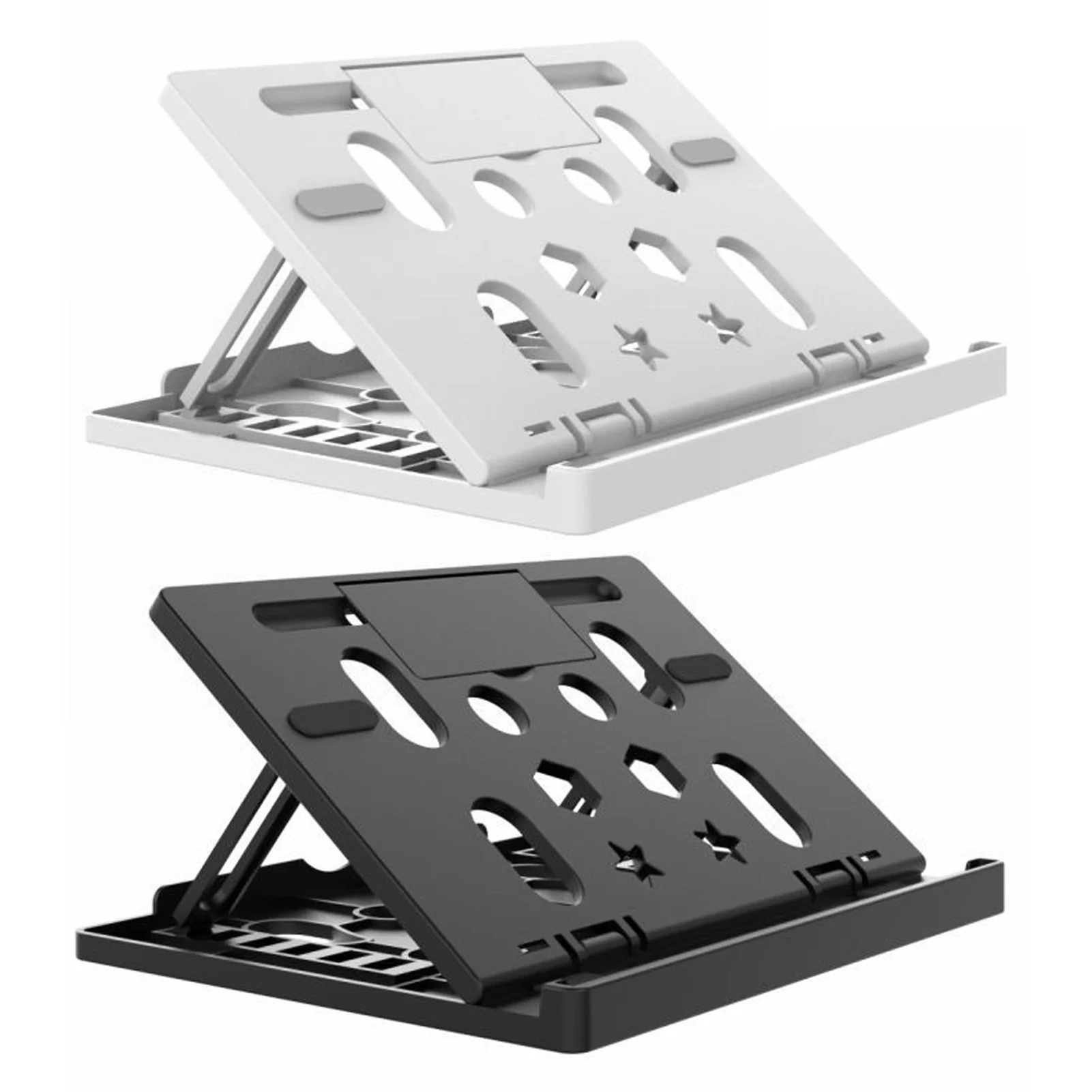 

Laptop Stand 3D Screen Projector Portable Laptop Holder For Desk And Bed 6-Levels Angles Adjustable Height Notebook Mount Stands