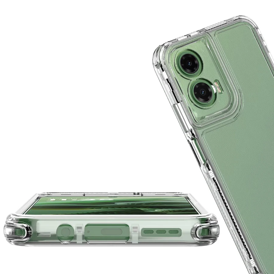 Durable Transparent Cell Phone Case with Enhanced Drop and Shock Protection