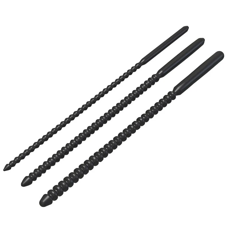 3 Size Silicone Urethral Catheter Penis Plug Urethral Sound Urethra Stimulate Dilator Masturbation Rod Sex Toy for Men and Women