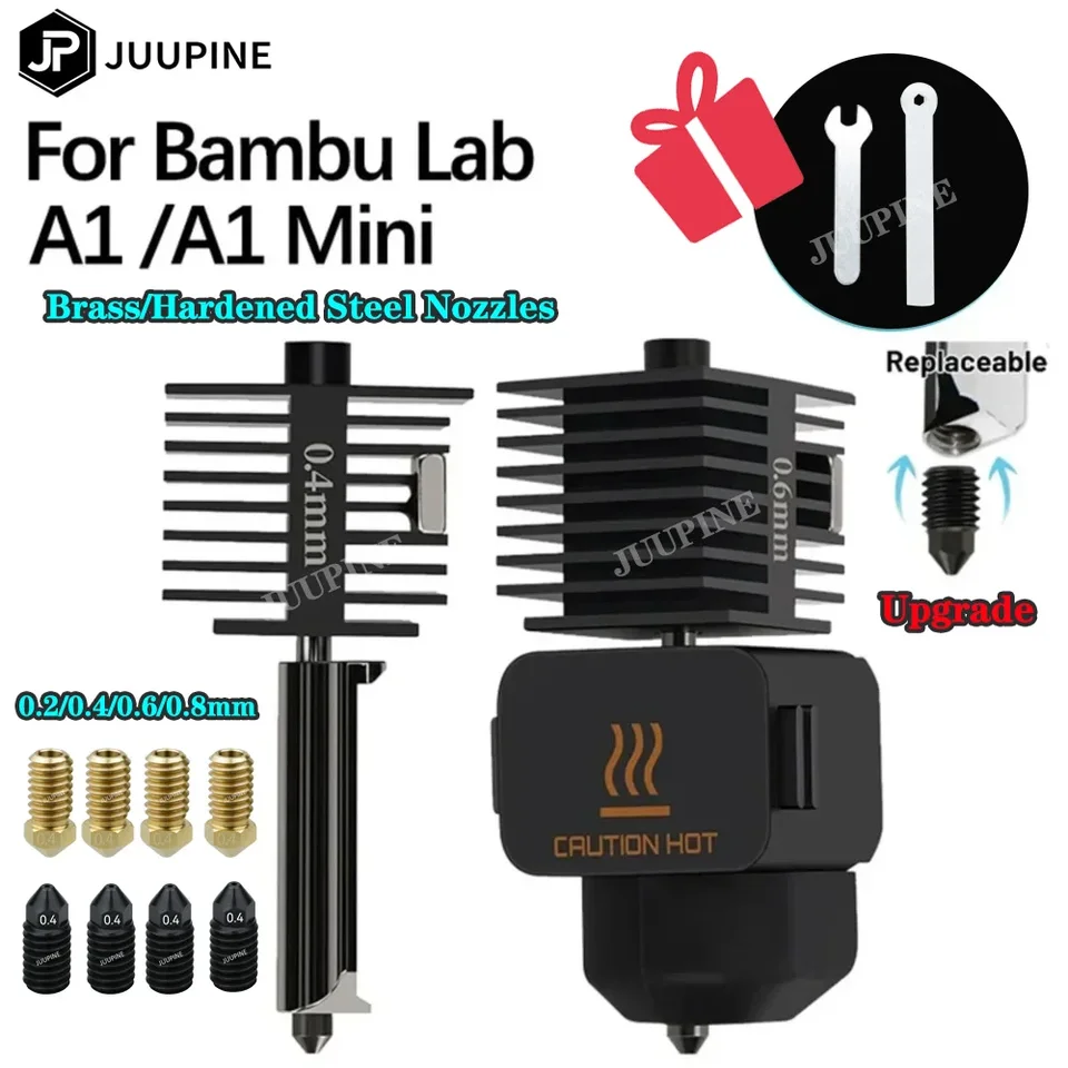 For Bambu Lab A1 Nozzle Bambu Lab A1 Mini Nozzle Kit Brass