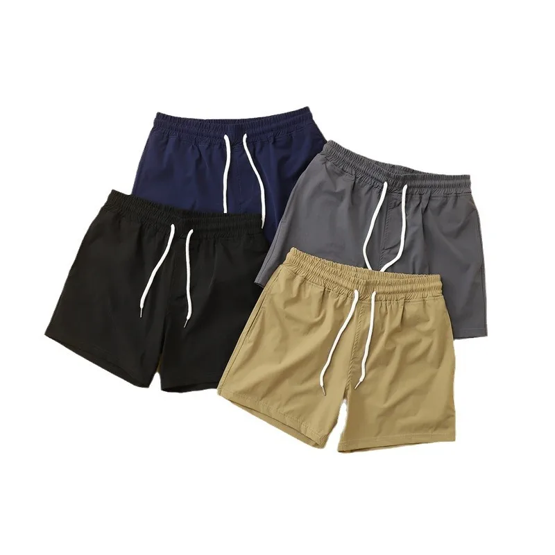 AIMPACT Men's 3 Inch Quick Drying Stretch Gym Shorts Solid Casual Beach Shorts  AM2362