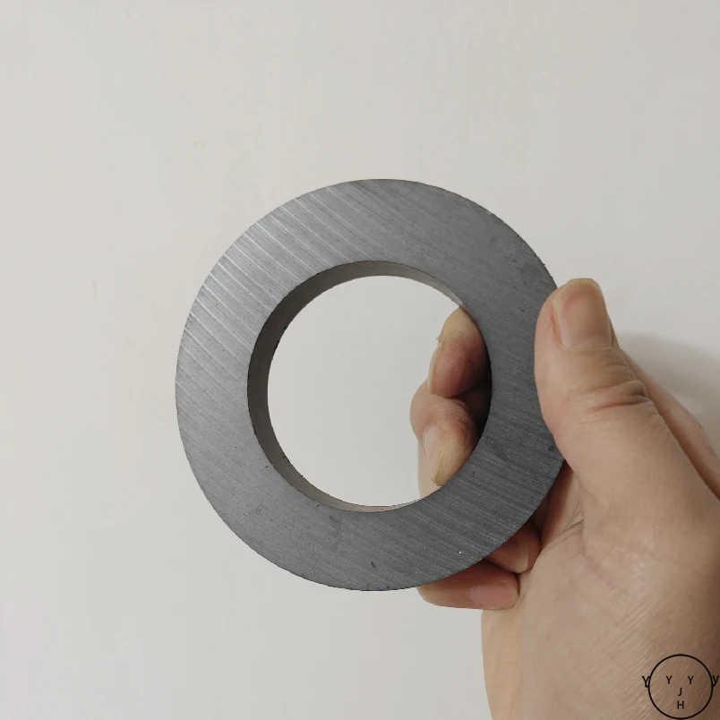 

100x15x60mm Ferrite circular ring magnet black circular magnetic ring DIY teaching tool powerful magnet with holes permanent