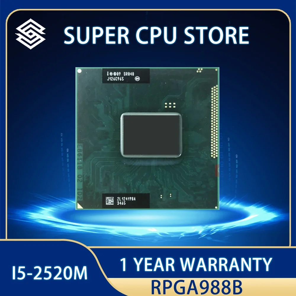 

Бесплатная доставка, ЦП I5-2520M SR048 2,5G/3M HM65 HM67 100%, новые и оригинальные чипы IC rPGA988B