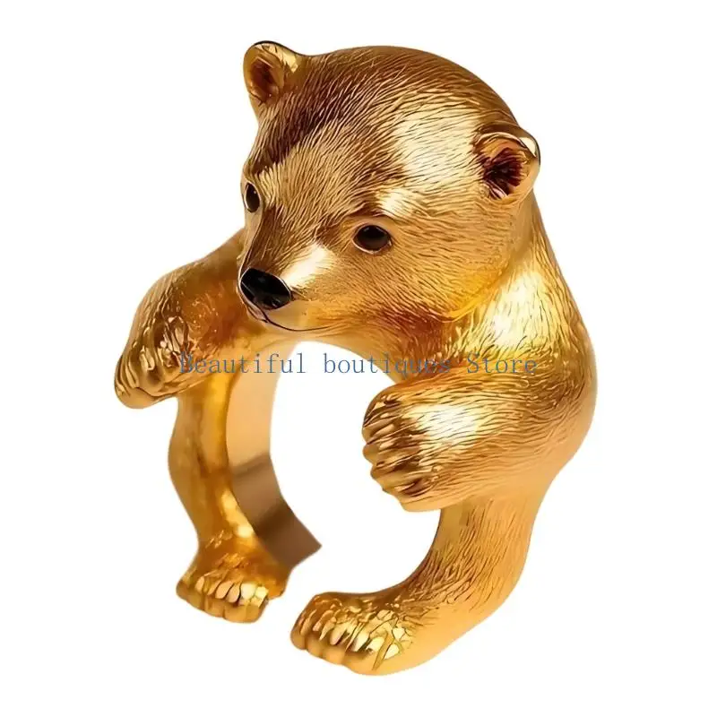 Anillo de Aleación Minimalista de Osito S679e89de203643b7bbd55d562612a95bT