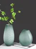Luxury High-End Large Vase Floor Decoration Living Room Flower Arrangement 2021 New High-End Restaurant Glass Decoration 1