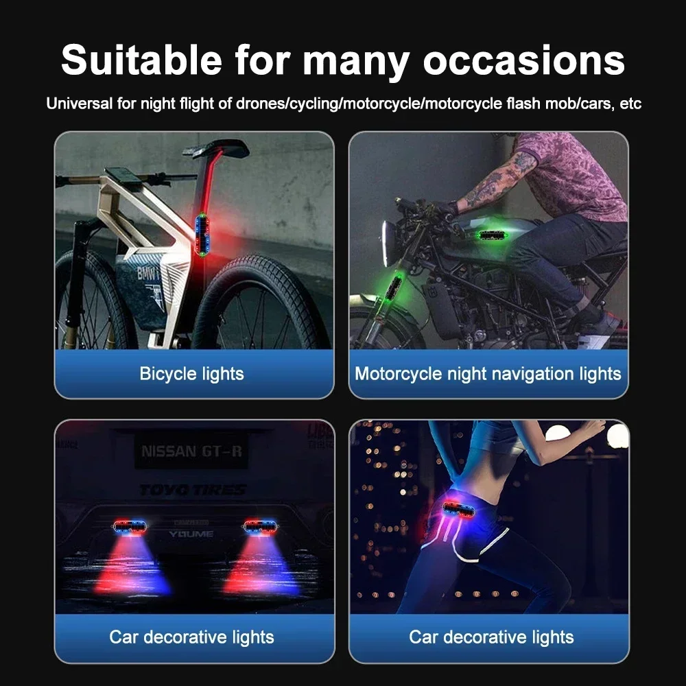 Solar Flashing Warning Light LED Safety Auto