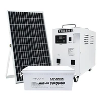 Kit complet de système solaire 10kva 12kw, grille MPPT, système d'énergie solaire 5000w 8000w 12000w, panneaux solaires, Batteries au Lithium pour maisons 1