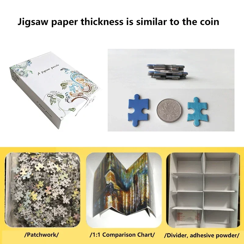 Adult 1000 Pieces Paper Jigsaw Puzzle World Famous Painting Puzzle High Quality Paper Puzzle Alpha Sector Stress Reduction Toys 4