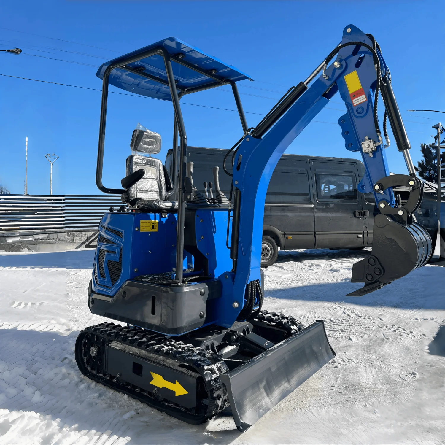 Kompakter Mini-Bagger 1,2 Tonnen 1,5 Tonnen Hydraulischer Raupenbagger CE EPA Euro 5 Kubota-Motor Landwirtschaftsmaschine Maßgeschneidert