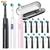 Electric Toothbrush Rotary Rechargeable Electric Tooth Brush for Adults Rotating Electric Teeth Brush with 8 Replacement Heads 1