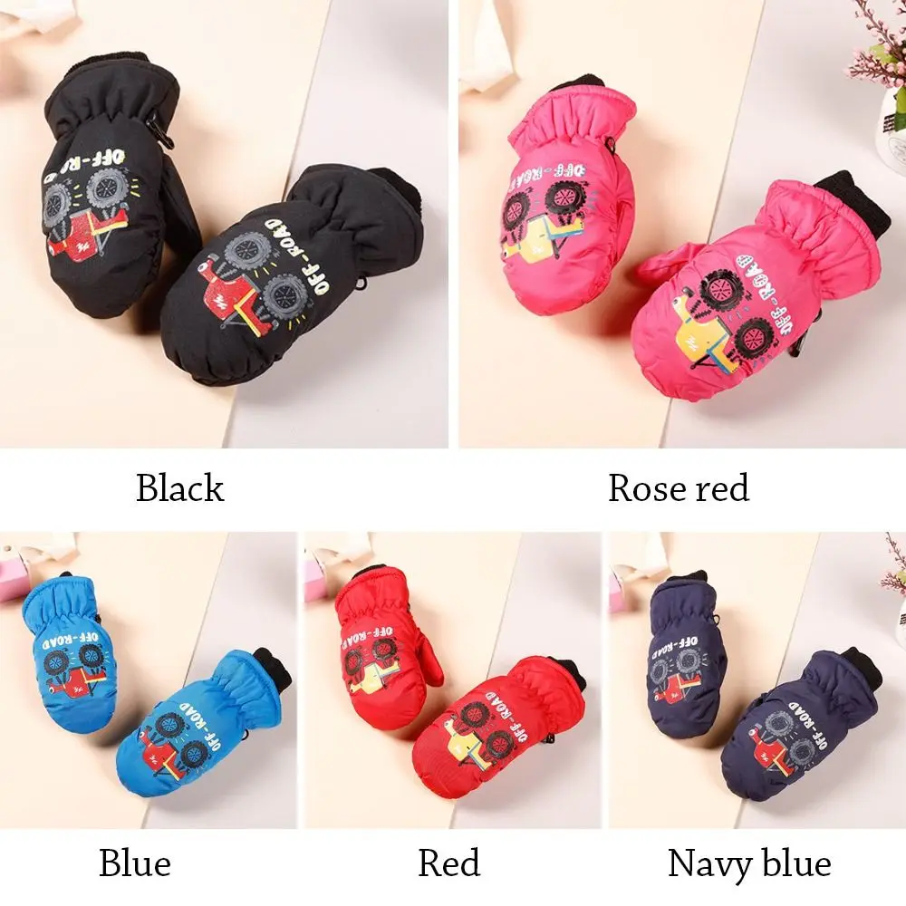 Ski Gloves Winter Gloves Baby Mittens Cute Cartoon Winter Children Ski Gloves