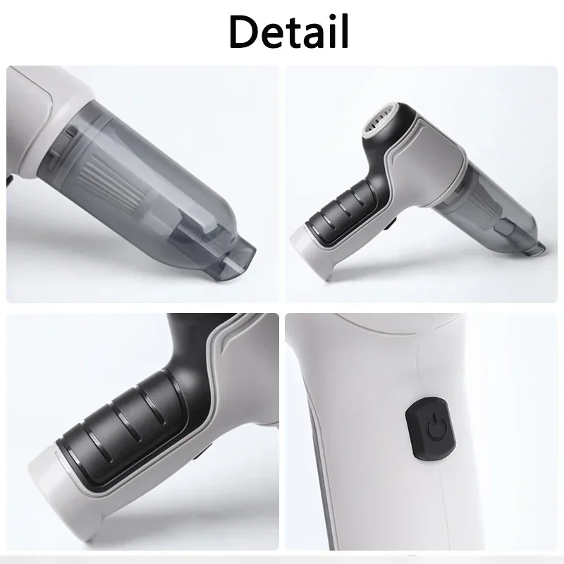 3 in 1 Handheld Auto Vacuum Home & Car Dual Use 120W 9000Pa Car Wireless Vacuum Cleaner Mini Cleaning Machine Accessories