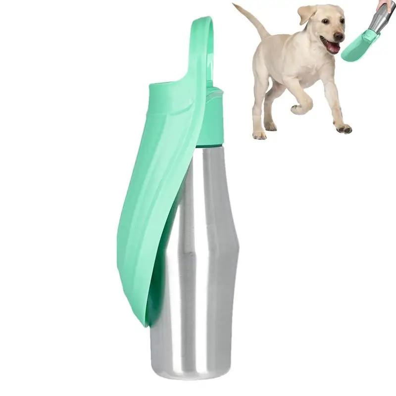 

Water Dispenser For Dogs 27oz Food Grade Portable Water Dispenser Pet Accessories 2 In 1 Dog Water Bowl For Parks Gardens