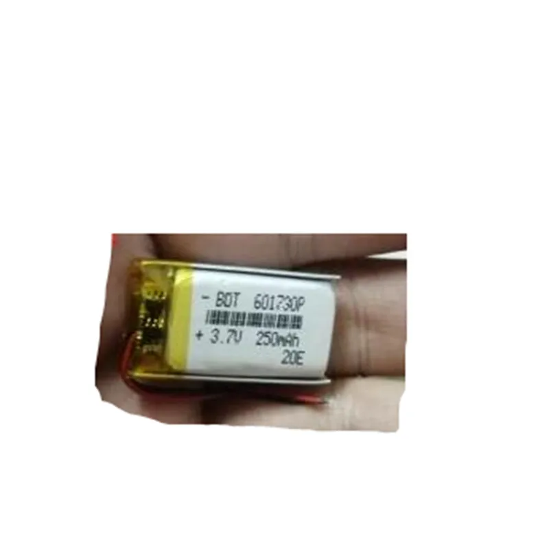 

2 шт./партия, литий-полимерные аккумуляторные батареи 3,7 в 601830 601730 250 мАч