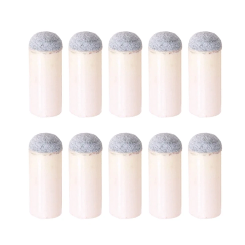 

10pcs Universal Billiards Cue Tips Slip-On Pool Billiards Cue Tips 10/11/13mm