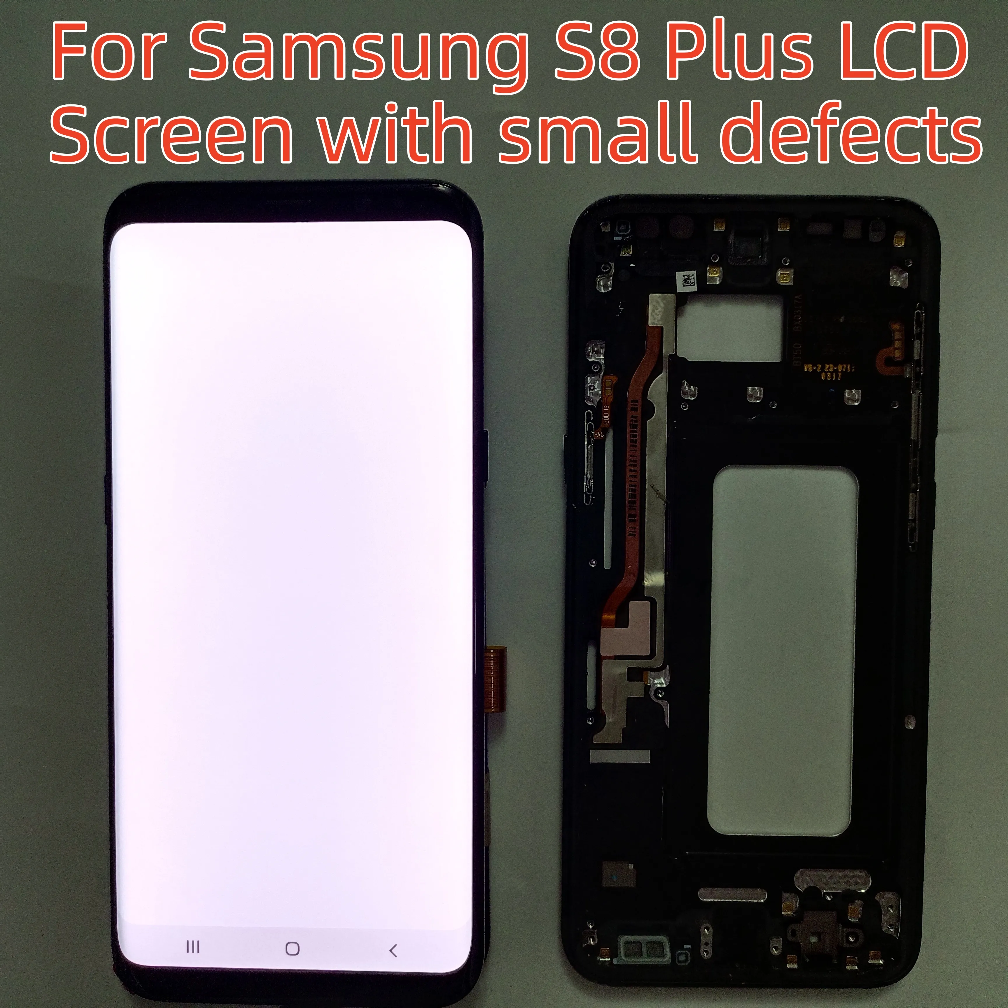 AMOLED Display For Samsung Galaxy S8 Plus G955G955F LCD For Galaxy S8+Display Touch Screen s8plus Digitizer With minor defects