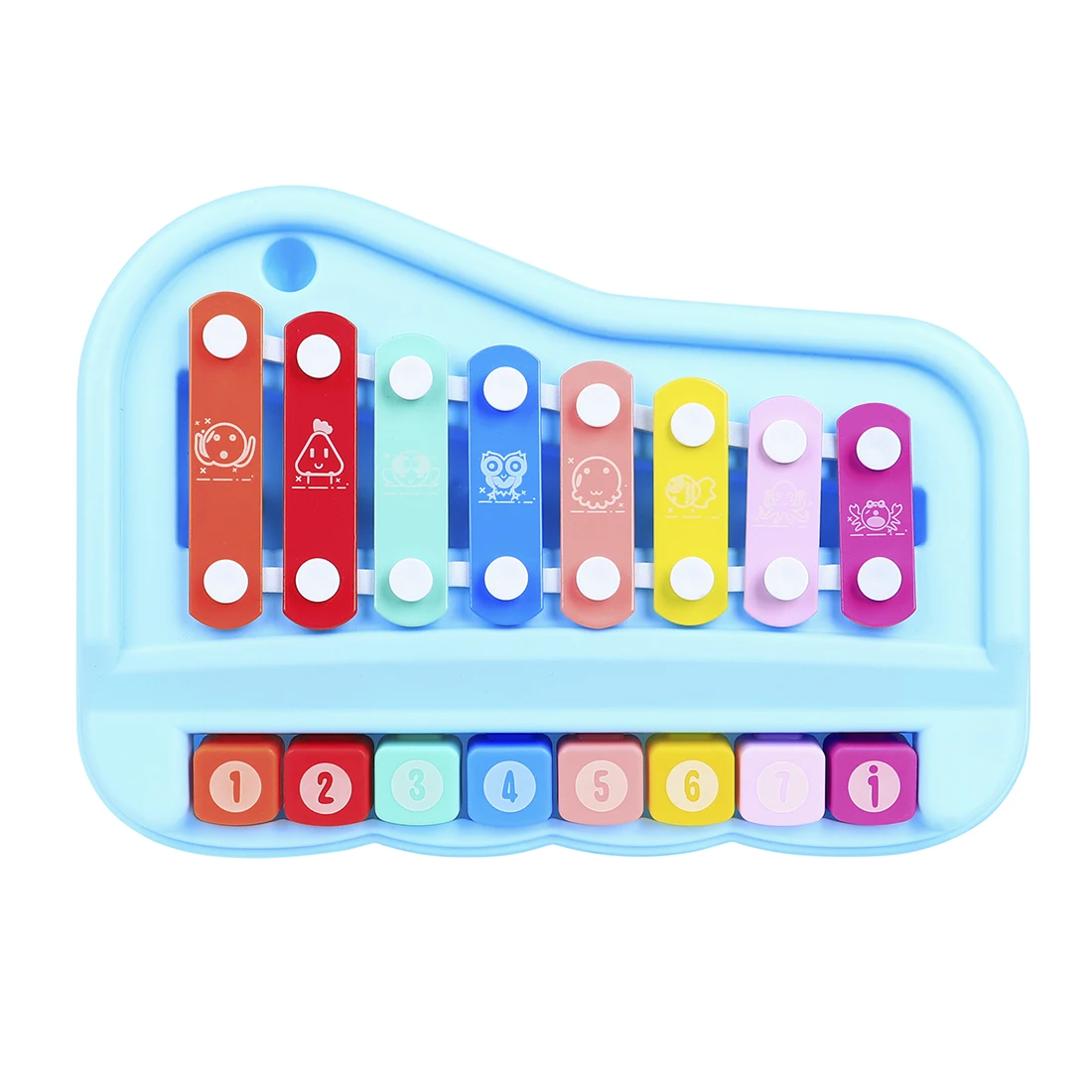 Octave Xylophone Orff Instruments Wooden Environmental Hand Knocking On Piano Percussion Instruments Children's Birthday Toys