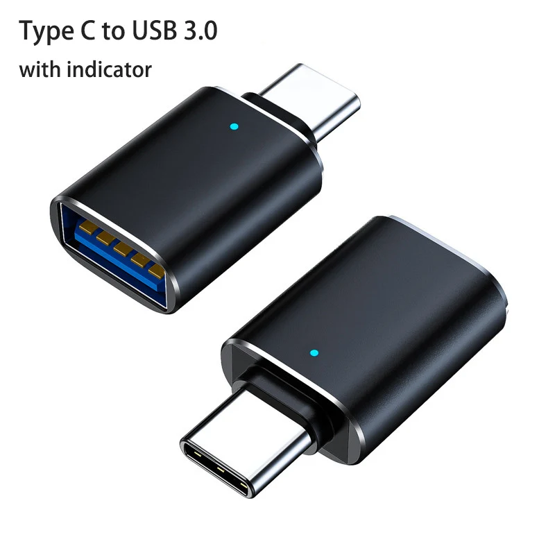 OTG Adapter Type C to USB3.0 Connector USB A to USB C Male Female Converter for Laptop Mobile Phone Data Transfer