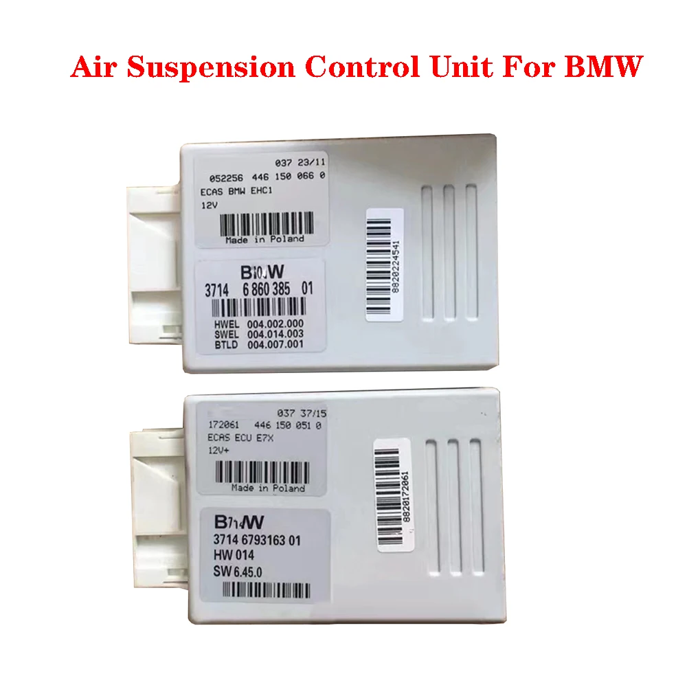 Фото 37146860385 блок управления пневматической подвеской для BMW 5/7 серии F07 F01 F02 F04 550IX 740I 750Li 760Li, модуль воздушного насоса 3714 6793 163 №1