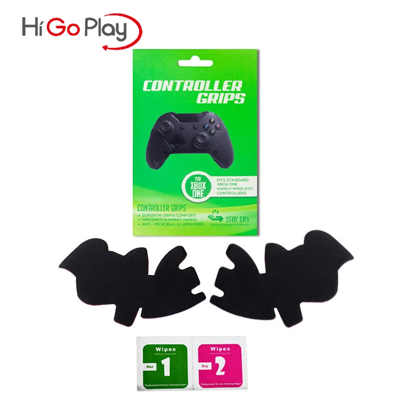 10Sets Handle Non-Slip Sticker Anti-Sweat Comfort Grips Kit Hand Grips Sticker For Xbox One Controller Handle Protective Sticker
