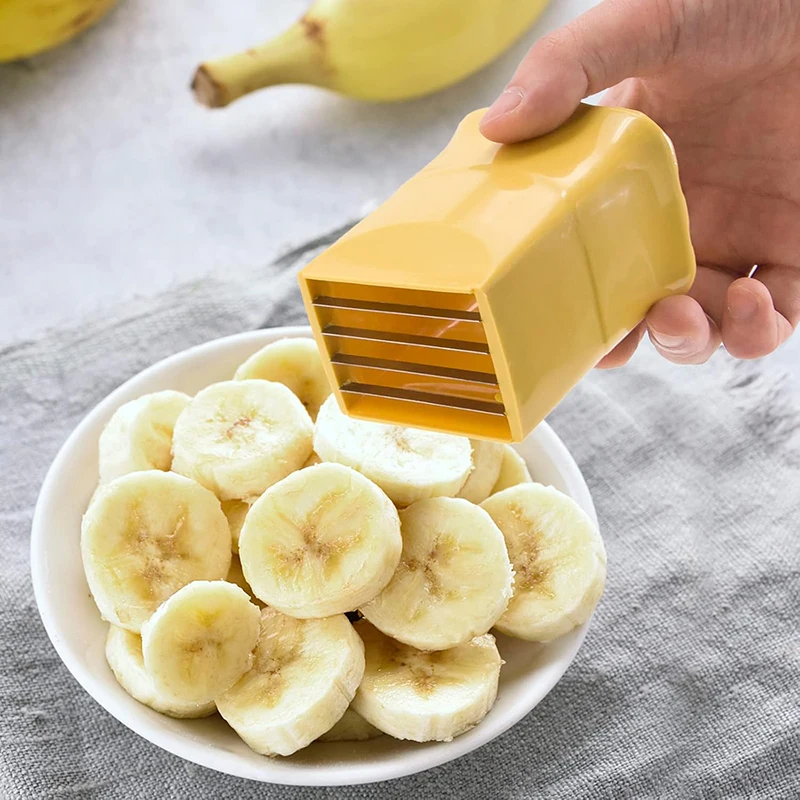 Vegetable slicer fruit slicer vegetable cutter Cup Slicer Strawberry Slicer Stainless Steel Egg Banana Quickly Make Fruit Vegetable Cutter Creative Kitchen Gadge