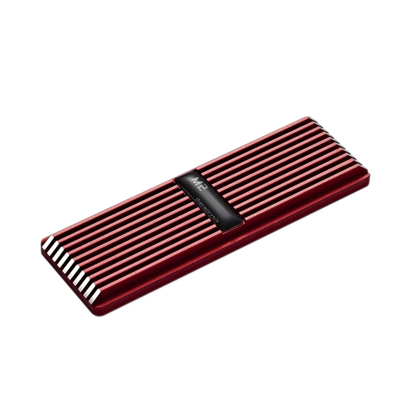 M.2 SSD Heatsink Cooler 2280 Solid State Hard drive Aluminum Cooling Thermal Pad NVME NGFF Radiator Red | Компьютеры и офис