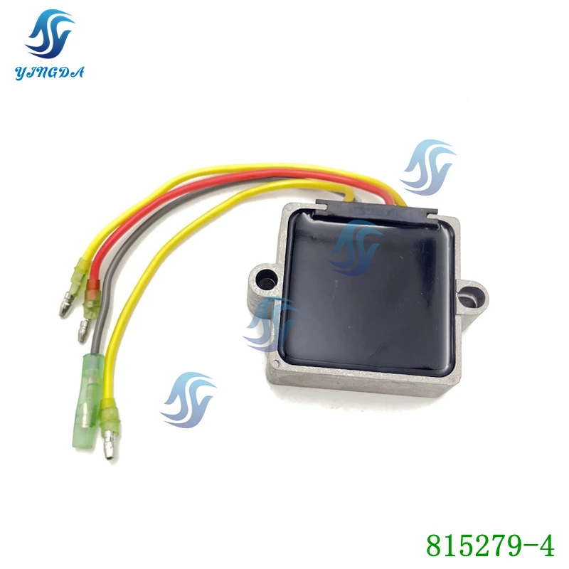 Regolatore Di Tensione 815279-4 Per Fuoribordo Mercury Mariner 12V 16-20 Amp 1993 4 Fili, 815279-4 ,18-5744