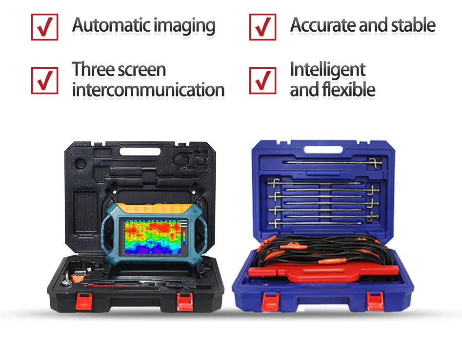 ADMT-1200SX-16D 16 MultiChannel 100M-1200M Depth 3D Touch Screen Deep Undergroun