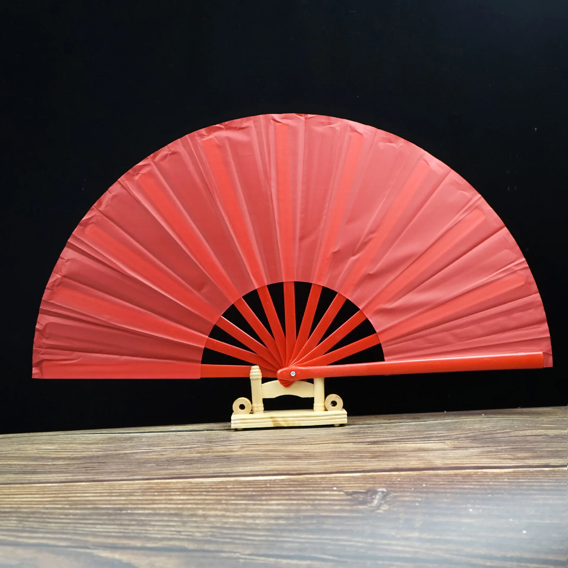 Chinese Tai Chi Yoga Kung Fu Fan Plastic Bone Dance Performance Hand Hand Folding Stage Fan Chinoiserie Gift Wedding Party Decor folding fan hand fan kung fu fan