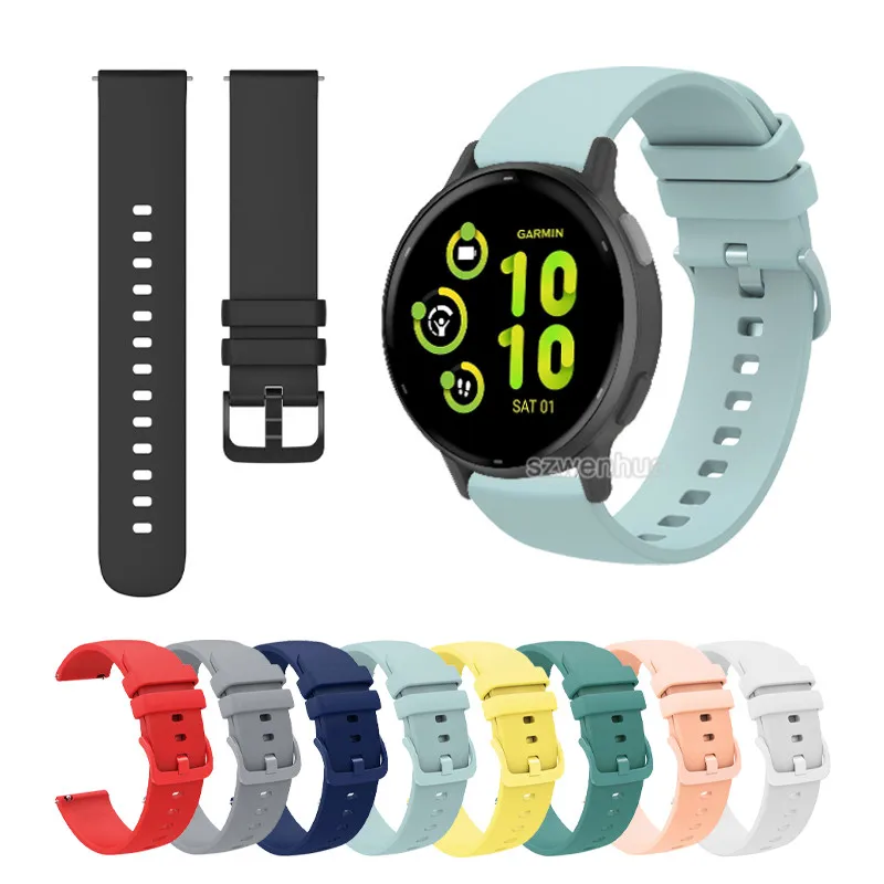 Premium Soft Silicone Watch Strap - Versatile and Comfortable Replacement Band
