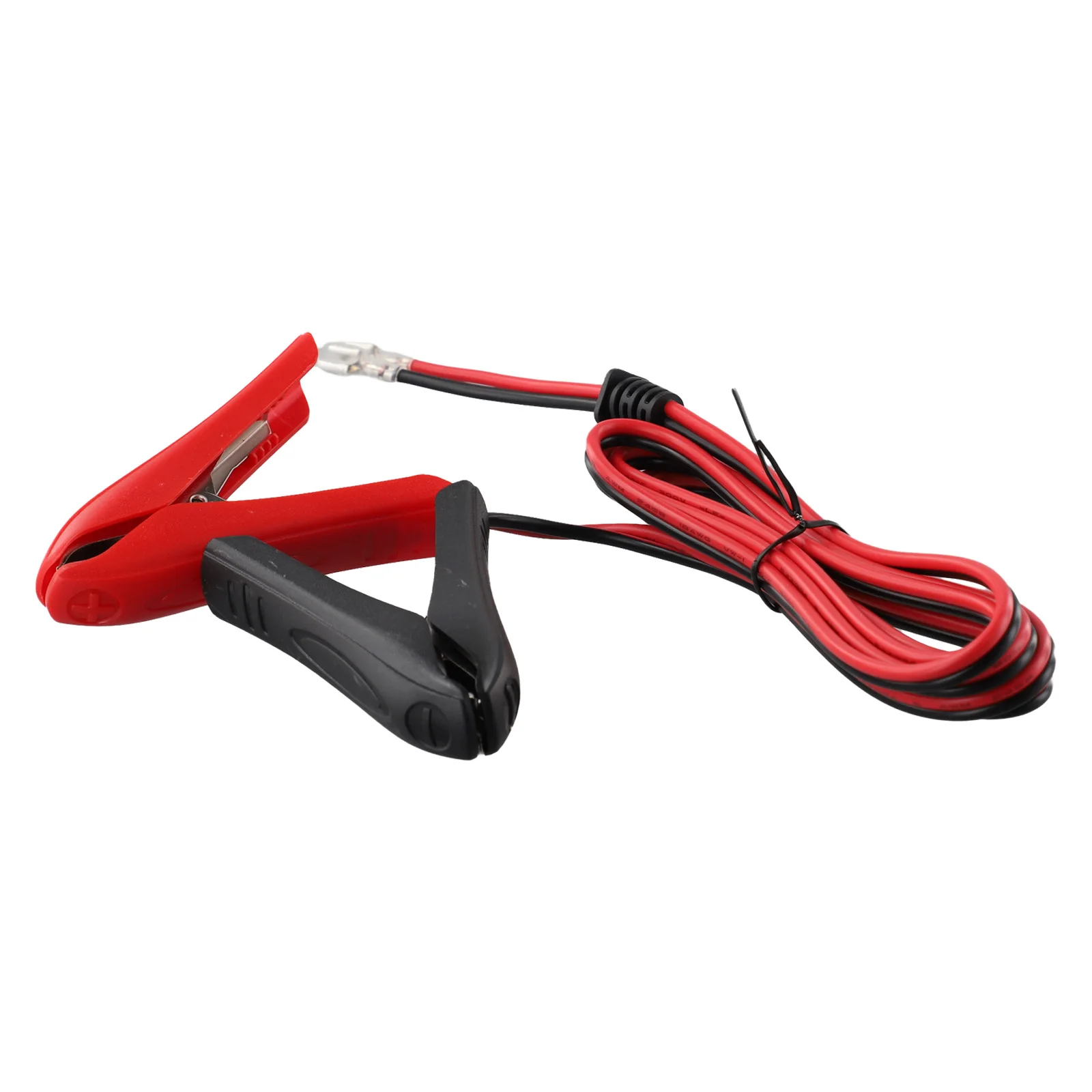 12V 1.8m 18AWG Crimp Lock Terminal Extension Car Battery To For Alligator Clips Cable For Car Boat Battery Charging Accessories