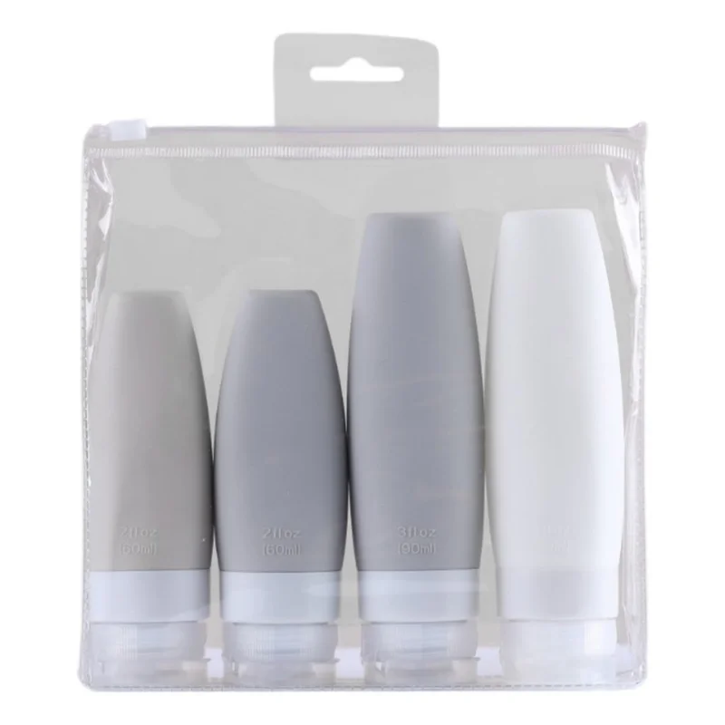 1pcs Leak Proof Travel Bottles Set Travel Containers for Size Toiletries with Portable Quart Bag Storage Shampoo Lotion