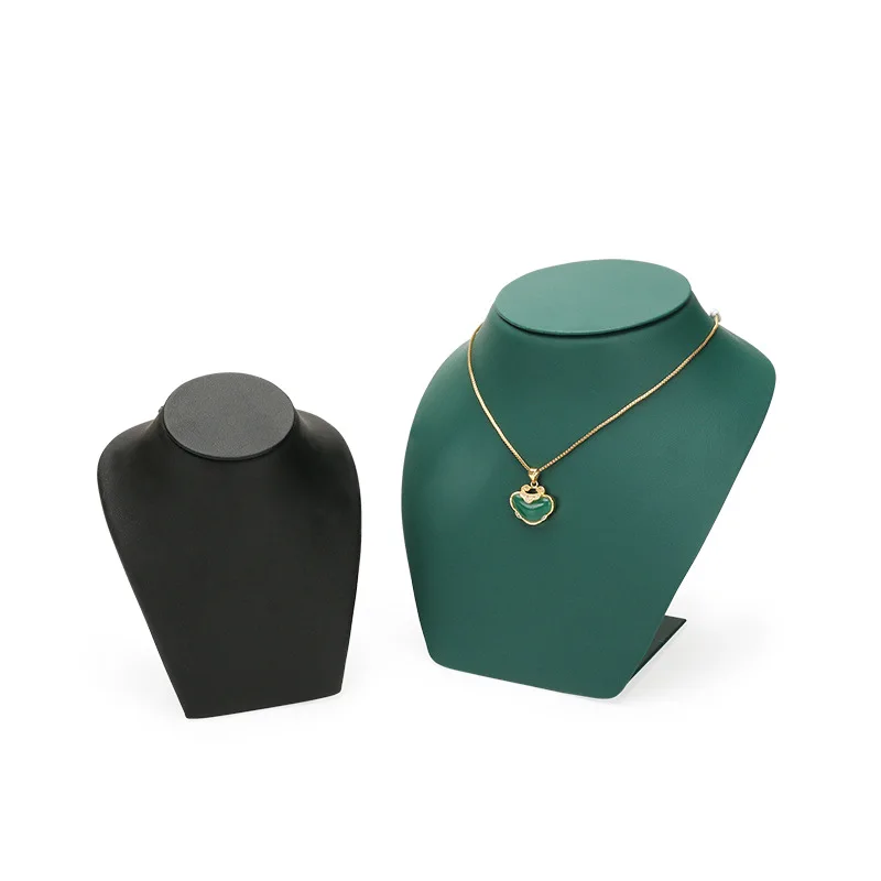 New PU Vertical Portrait Neck Necklace Model Display Stand Jewelry Jewelry Display Props Spot jewelry packaging