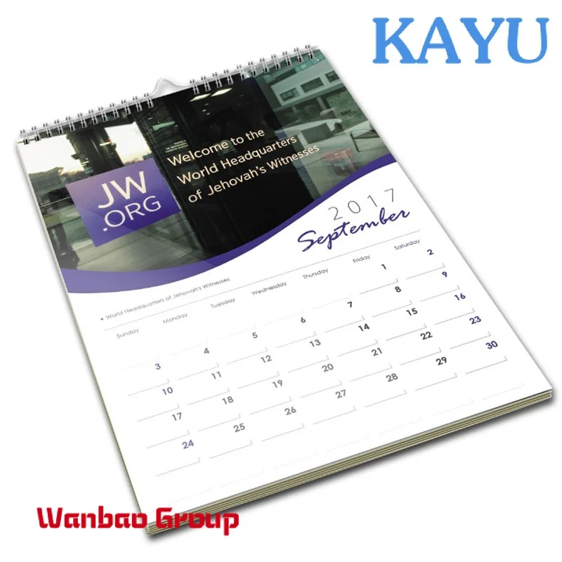 Custom Custom Coloring Printing 2023 2024 Wall Calendar