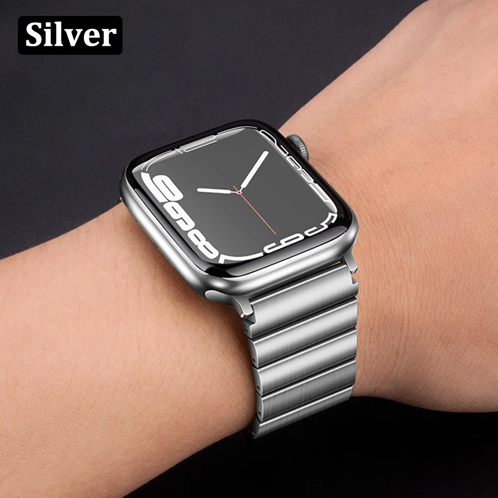 Titanium Alloy Luxury Band for Apple Watch 8 7 41 45mm Ultra 49mm 