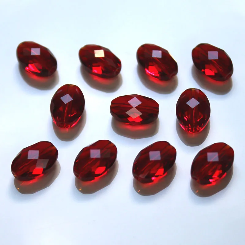80pcs/set Red Crystal Beads Matte Cut Glass Beads Loose Spacer Beads For  Diy Bracelet, Necklace, Women's Jewelry Accessories